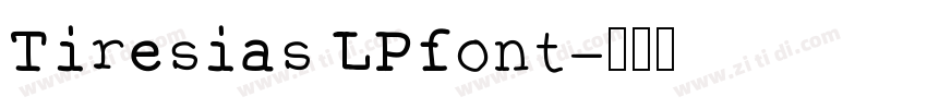 Tiresias LPfont字体转换